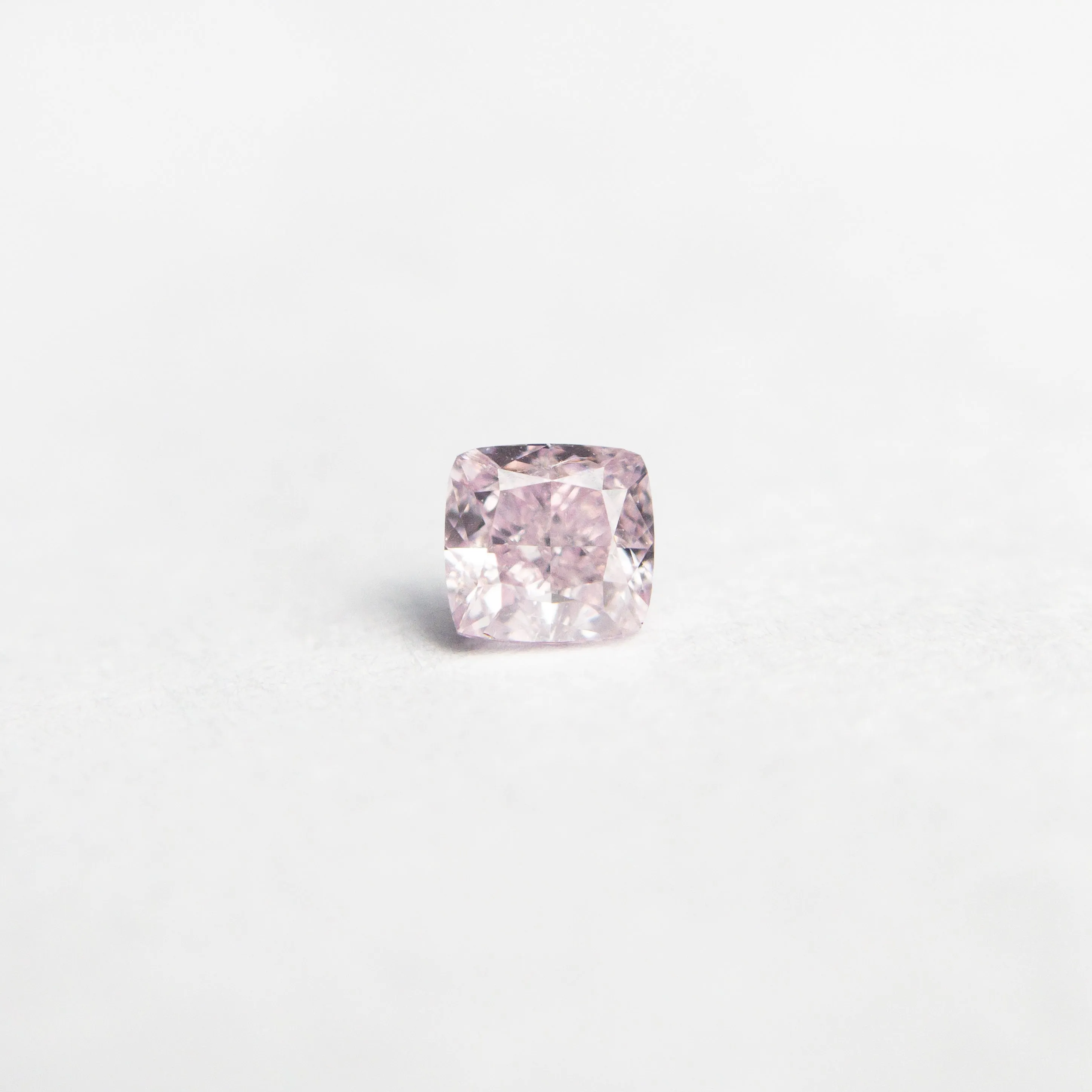 0.16ct 2.97x2.84x2.02mm GIA SI2 Fancy Pink Cushion Brilliant  24096-01