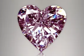 0.35 Carat Heart Pink Lab Diamond