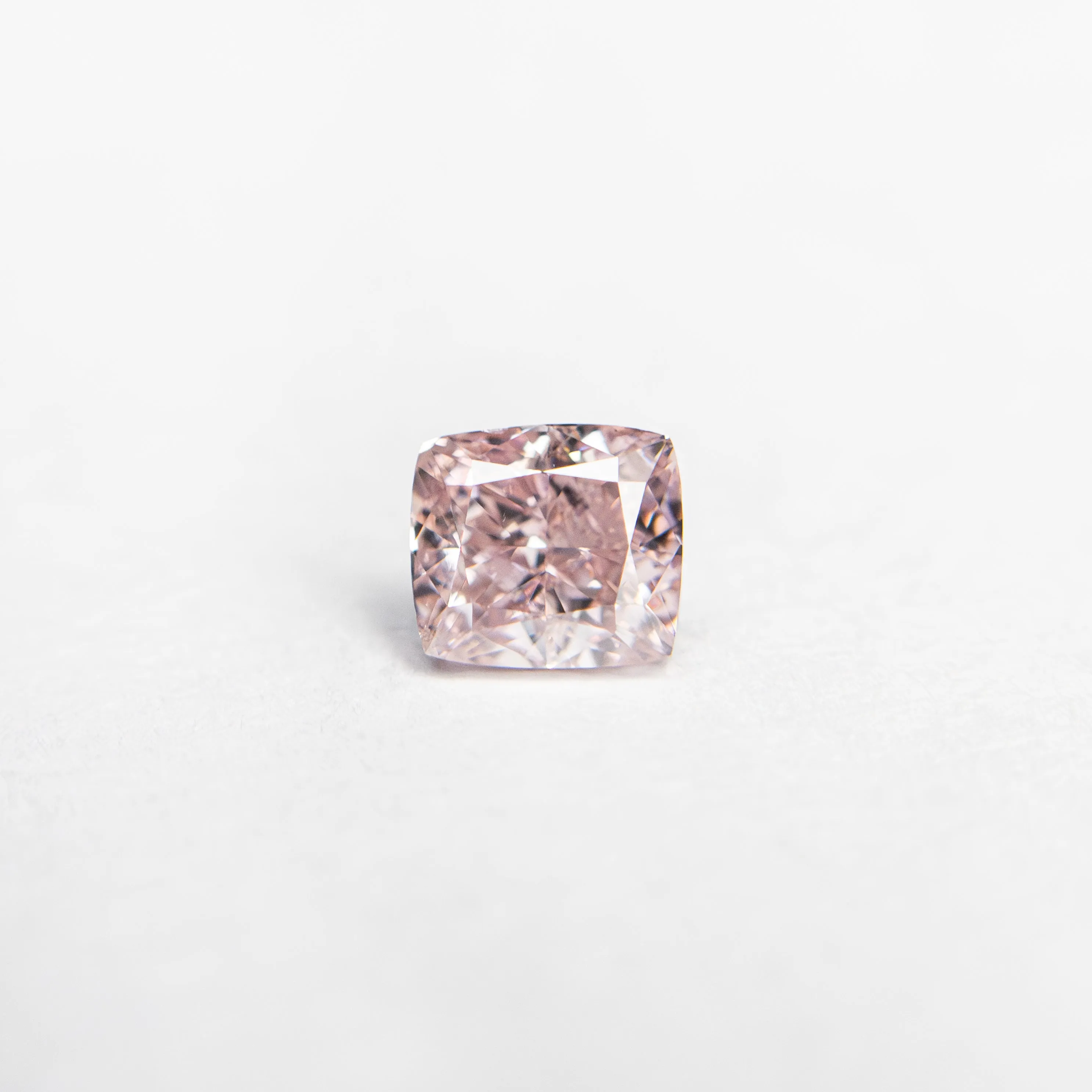 0.37ct 4.02x3.60x2.65mm GIA SI2 Fancy Pink Cushion Brilliant  24141-01