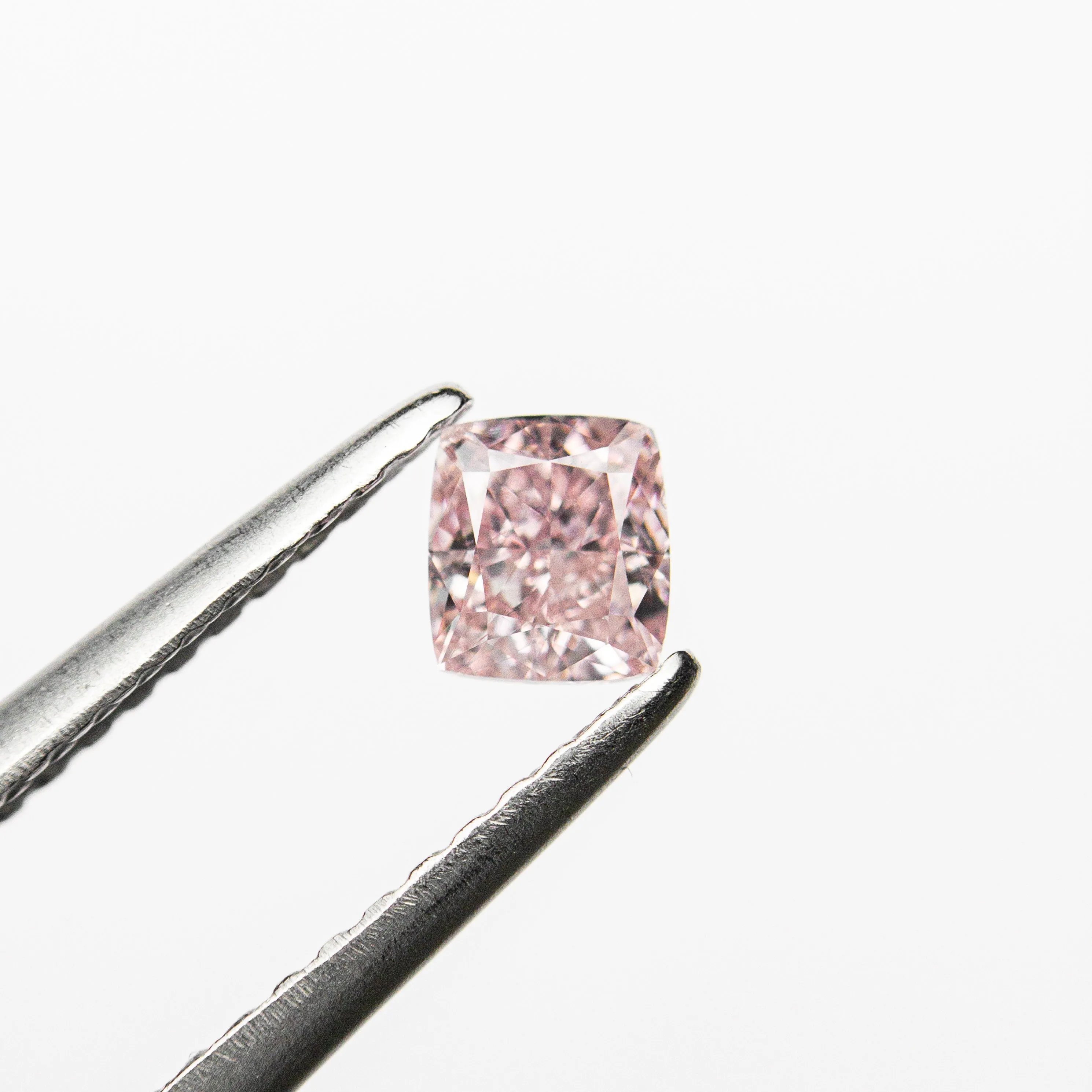 0.37ct 4.02x3.60x2.65mm GIA SI2 Fancy Pink Cushion Brilliant  24141-01