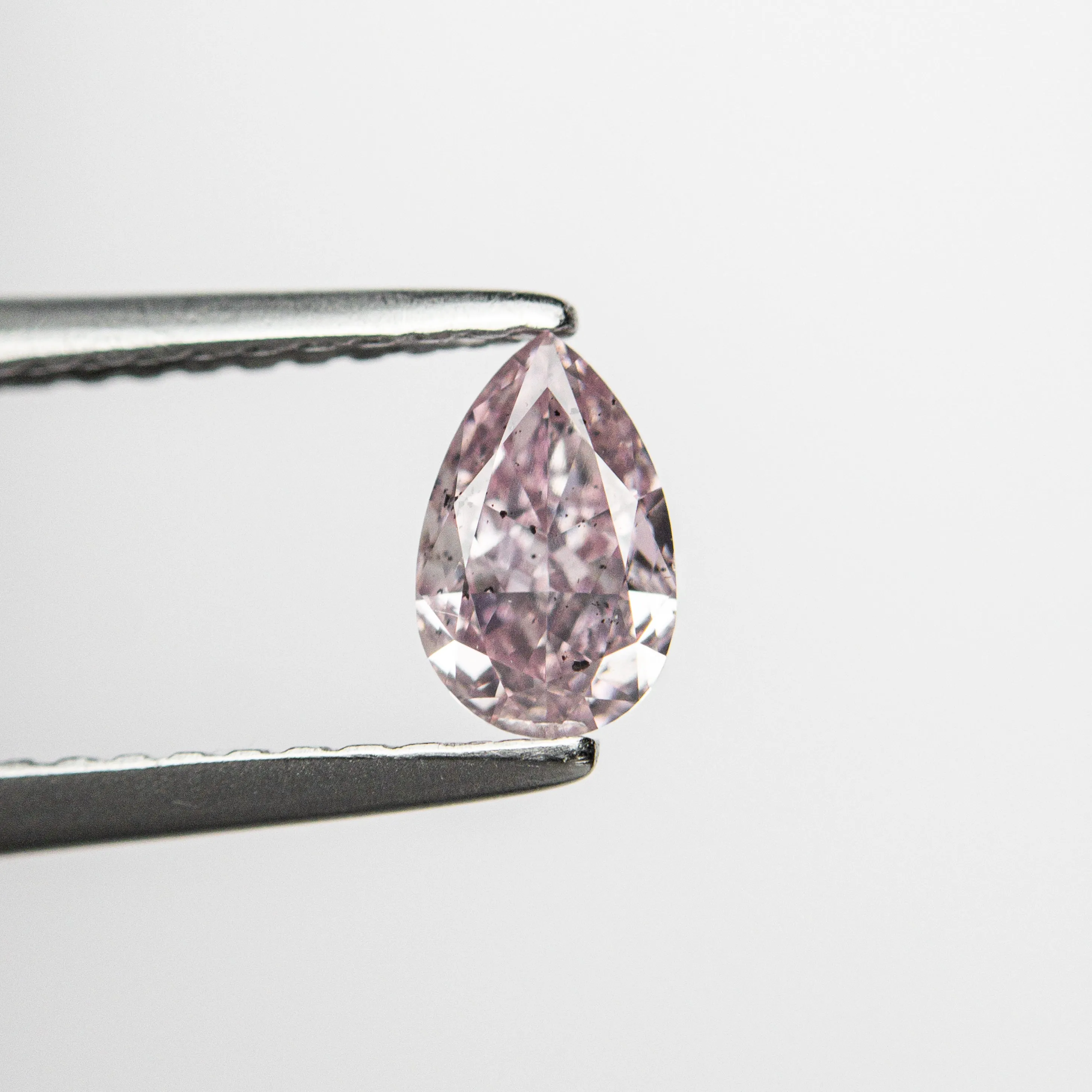 0.40ct 5.93x3.77x2.41mm GIA SI2 Fancy Purplish Pink Pear Brilliant  24127-01