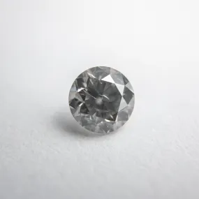 0.60ct 5.26x5.23x3.35mm Fancy Grey Round Brilliant 18273-04