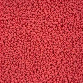 10-42129, Czech 22g PermaLux Dyed Chalk Red Matte