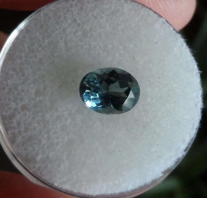 1.82cts GORGEOUS DEEP WATER BLUE MONTANA SAPPHIRE