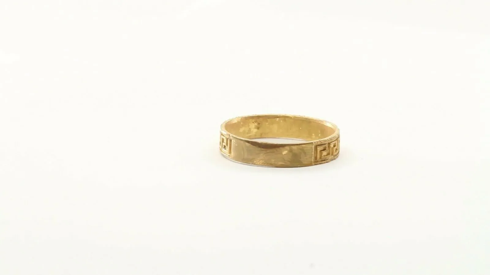 22k Ring Solid Gold ELEGANT Ladies Designer Band SIZE 10.5 RESIZABLE r2325