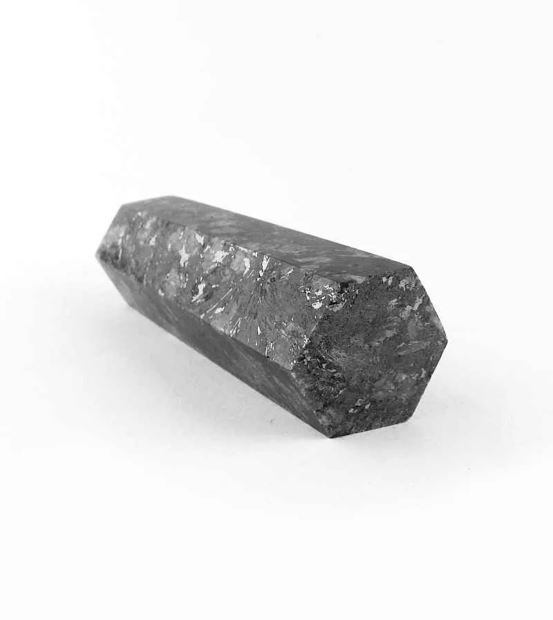 6-Sided Black Biotite Point or Obelisk