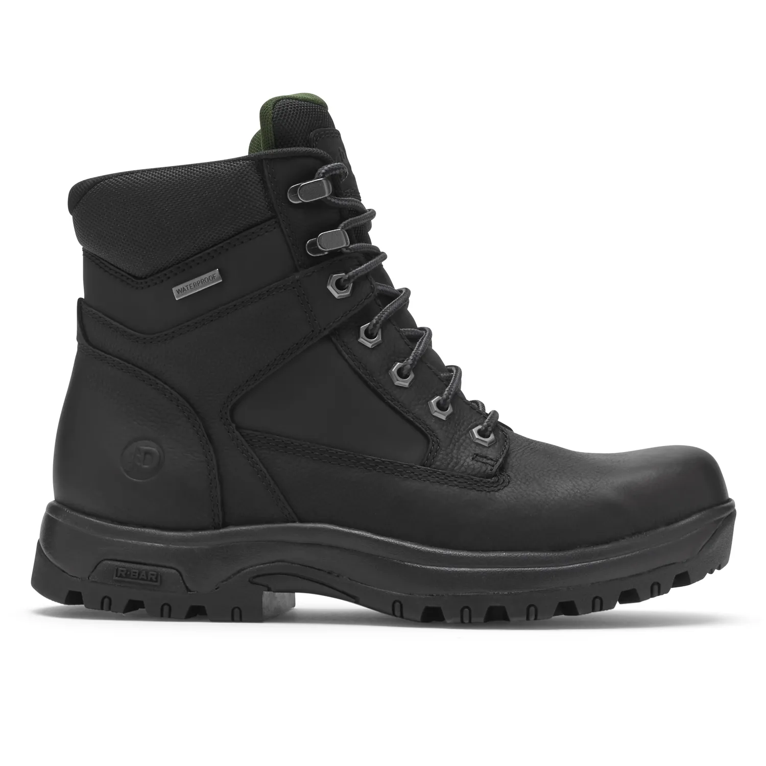  8000Works 6 Inch Safety Toe Boot 6E Width in Black  