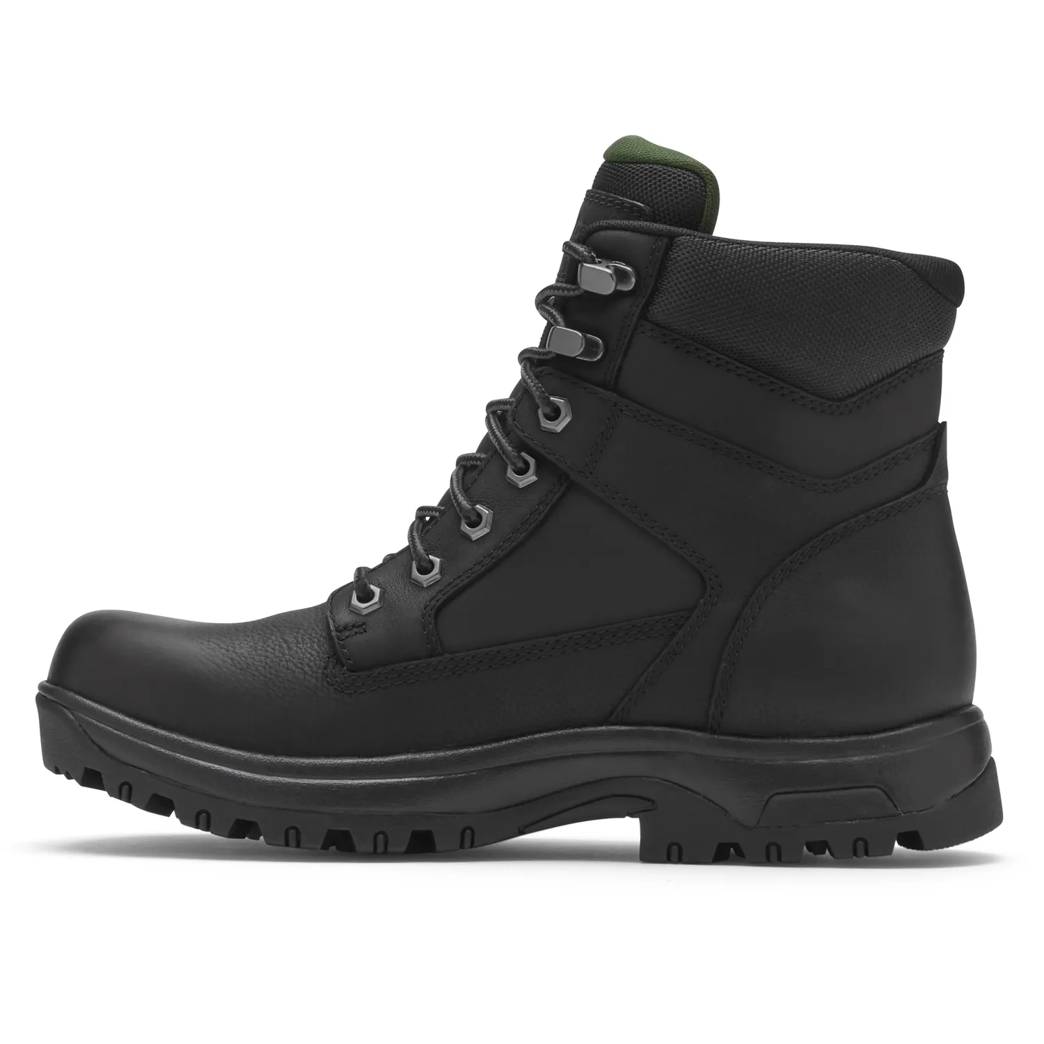  8000Works 6 Inch Safety Toe Boot 6E Width in Black  