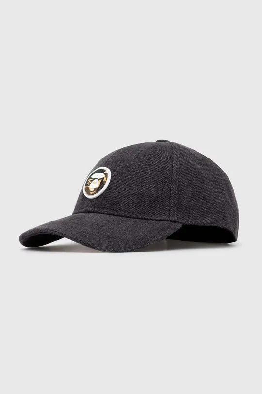 AAPE cotton baseball cap Cotton Denim black color ACP5222