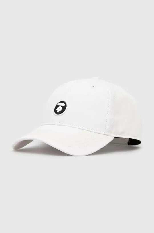 AAPE cotton baseball cap Cotton white color ACP4865