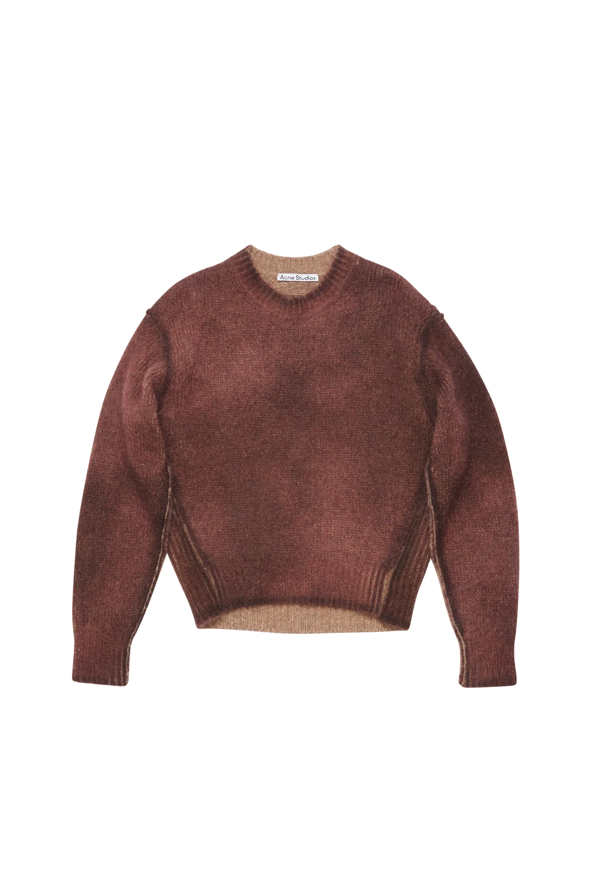 Acne Studios Sprayed Knit Jumper (Rusty Red)