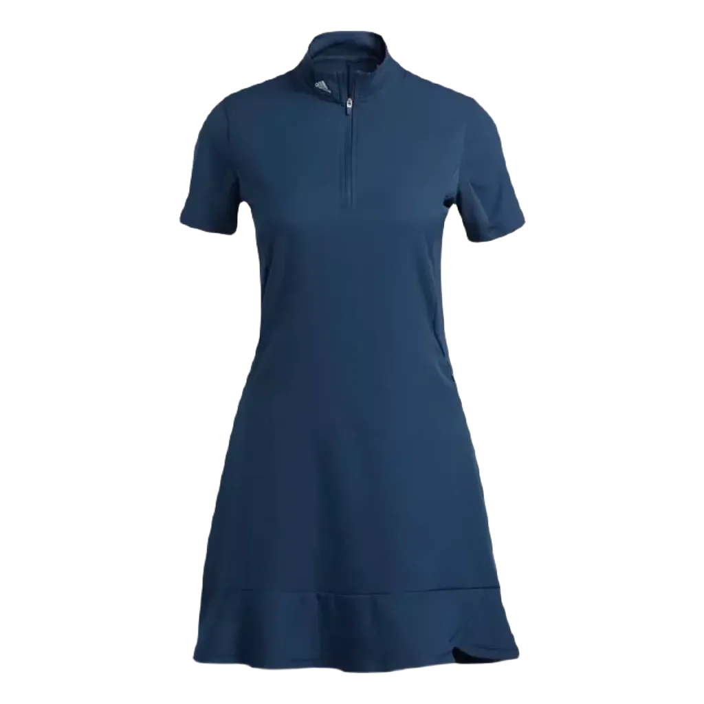 Adidas Ladies Frill Dress - Navy