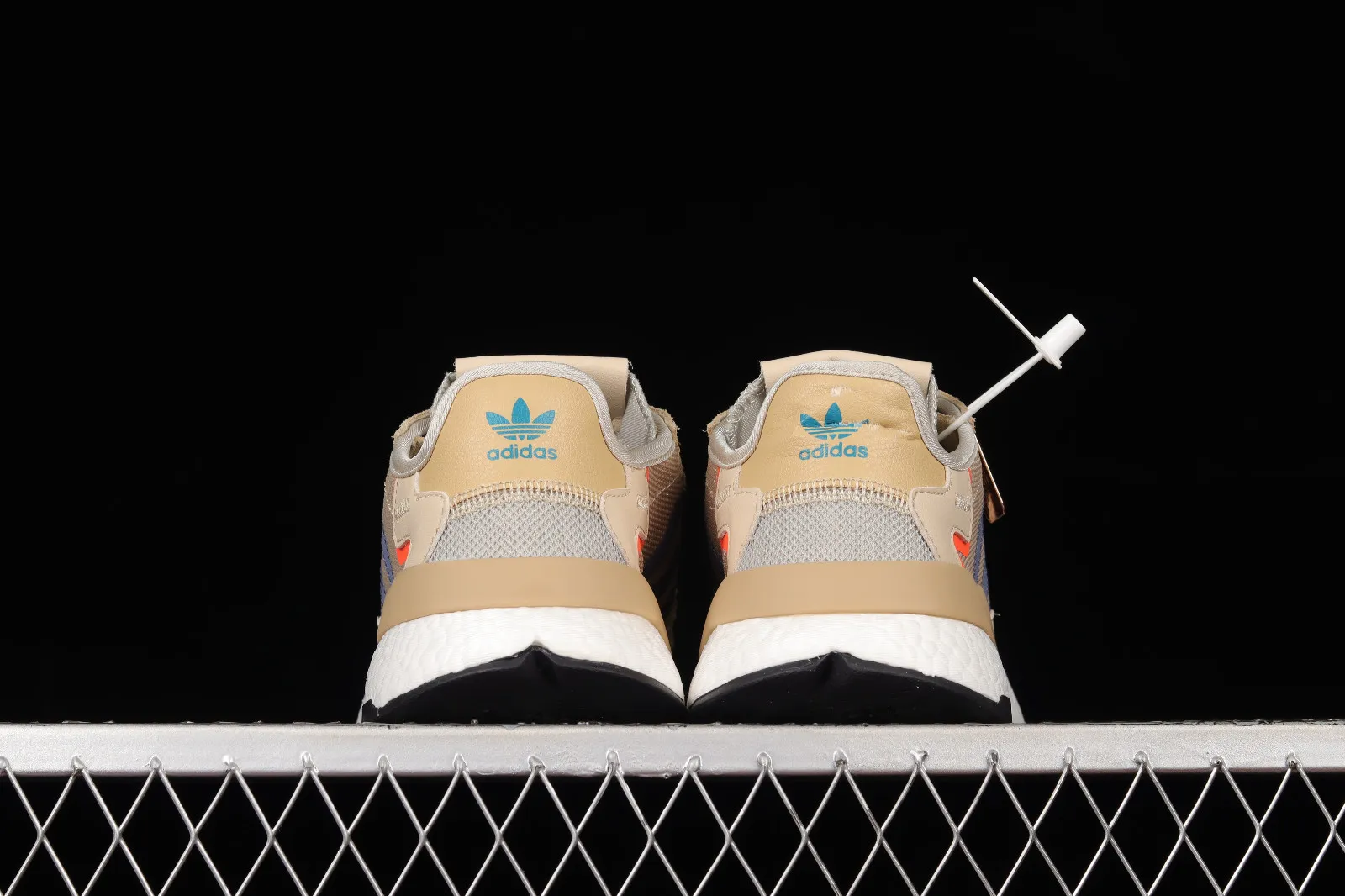 Adidas Nite Jogger Boost Brown Cloud White Blue FW6703