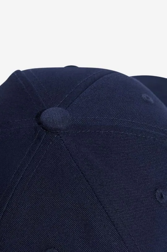 adidas Originals cotton baseball cap navy blue color