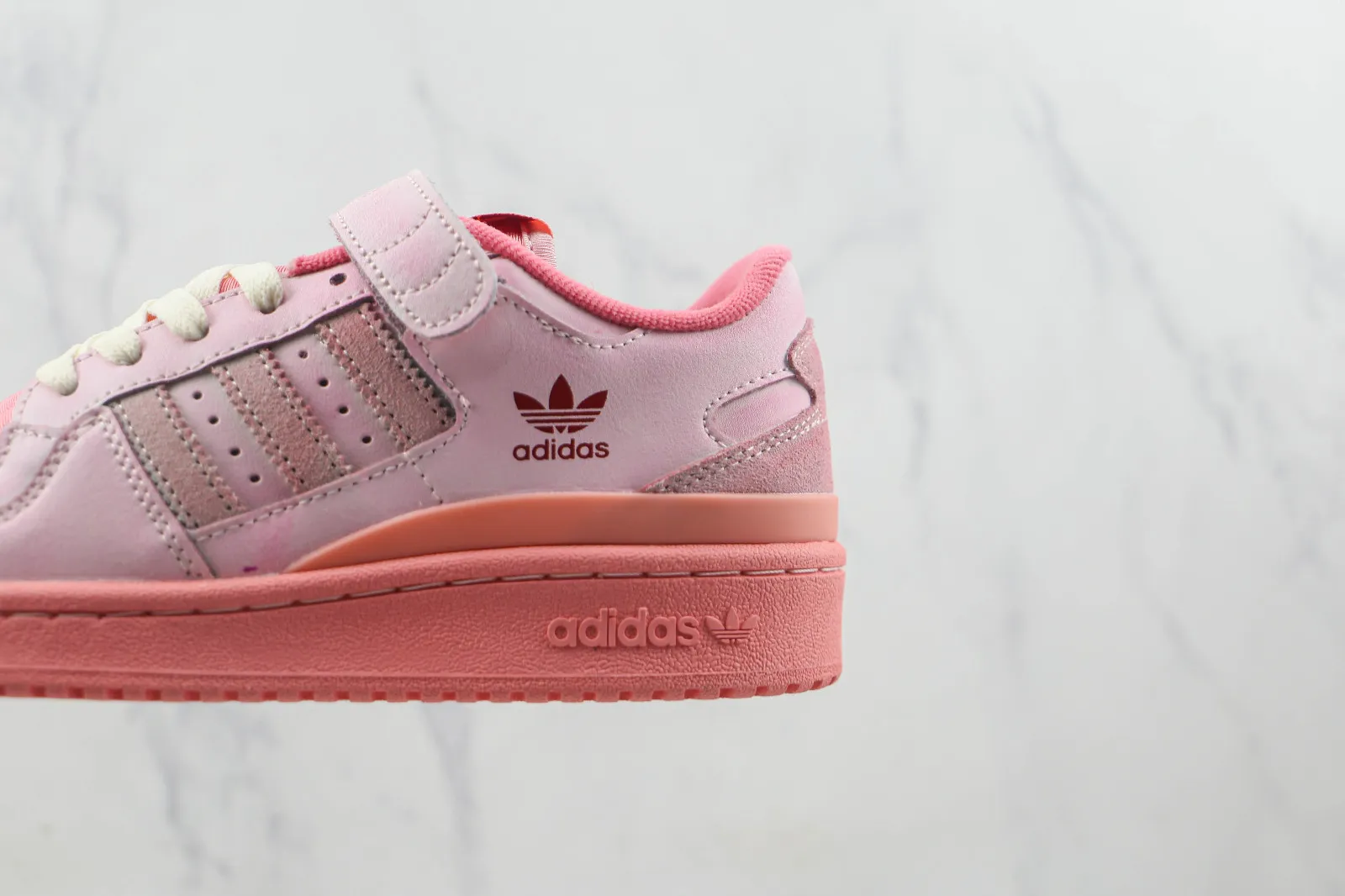 Adidas Originals Forum 84 Low Pink at Home Cream White Team Power Red GY6980