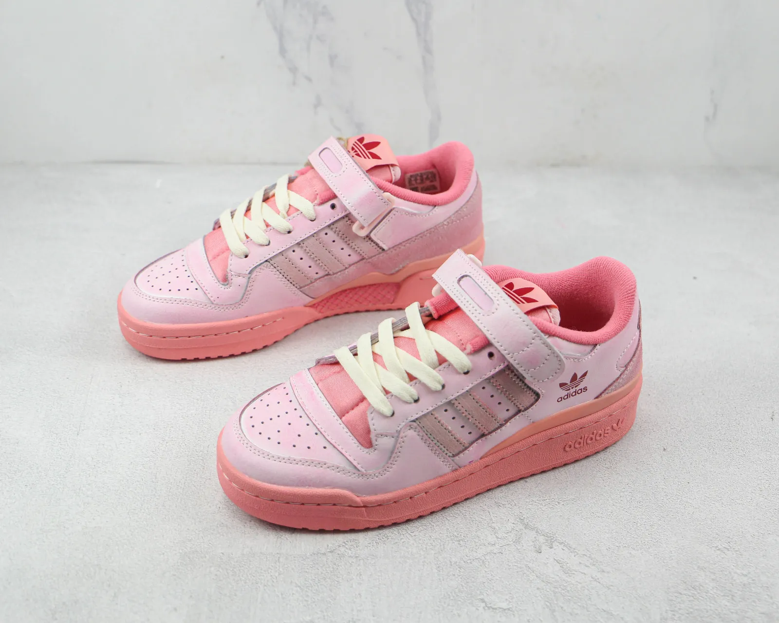 Adidas Originals Forum 84 Low Pink at Home Cream White Team Power Red GY6980