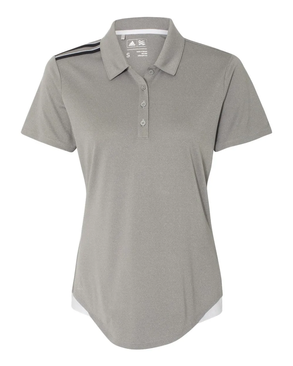 Adidas - Women's 3-Stripes Shoulder Polo