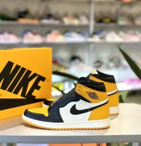 Air Jordan 1 High Yellow Toe ” Taxi “ 