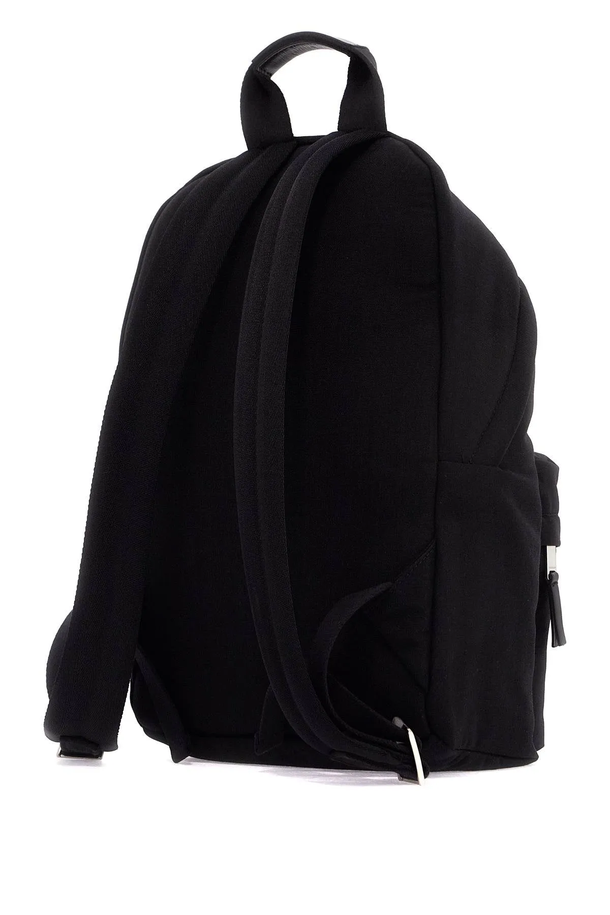 backpack with logo PMNB024C99FAB001 BLACK/WHITE