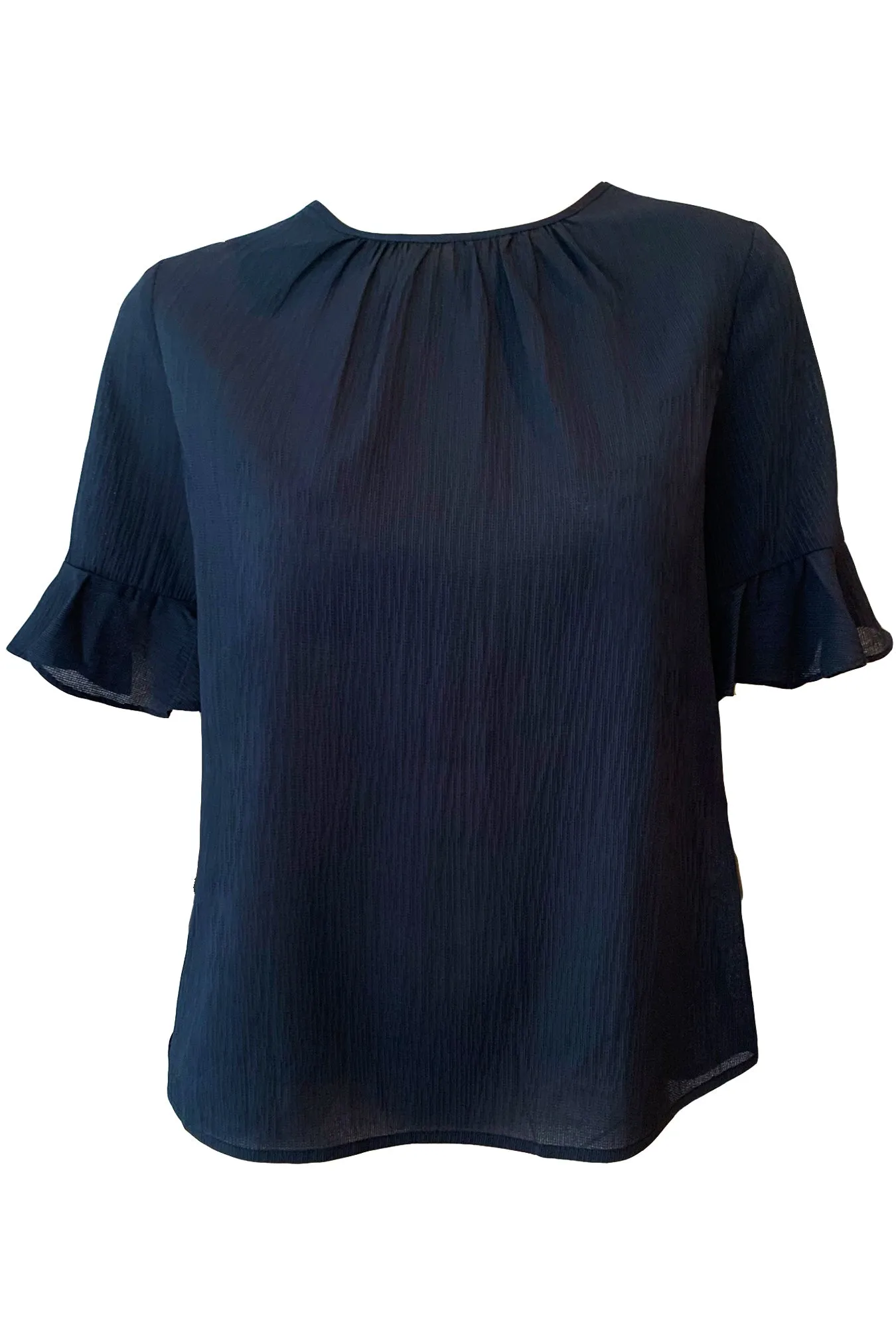 Bell Blouse - Navy