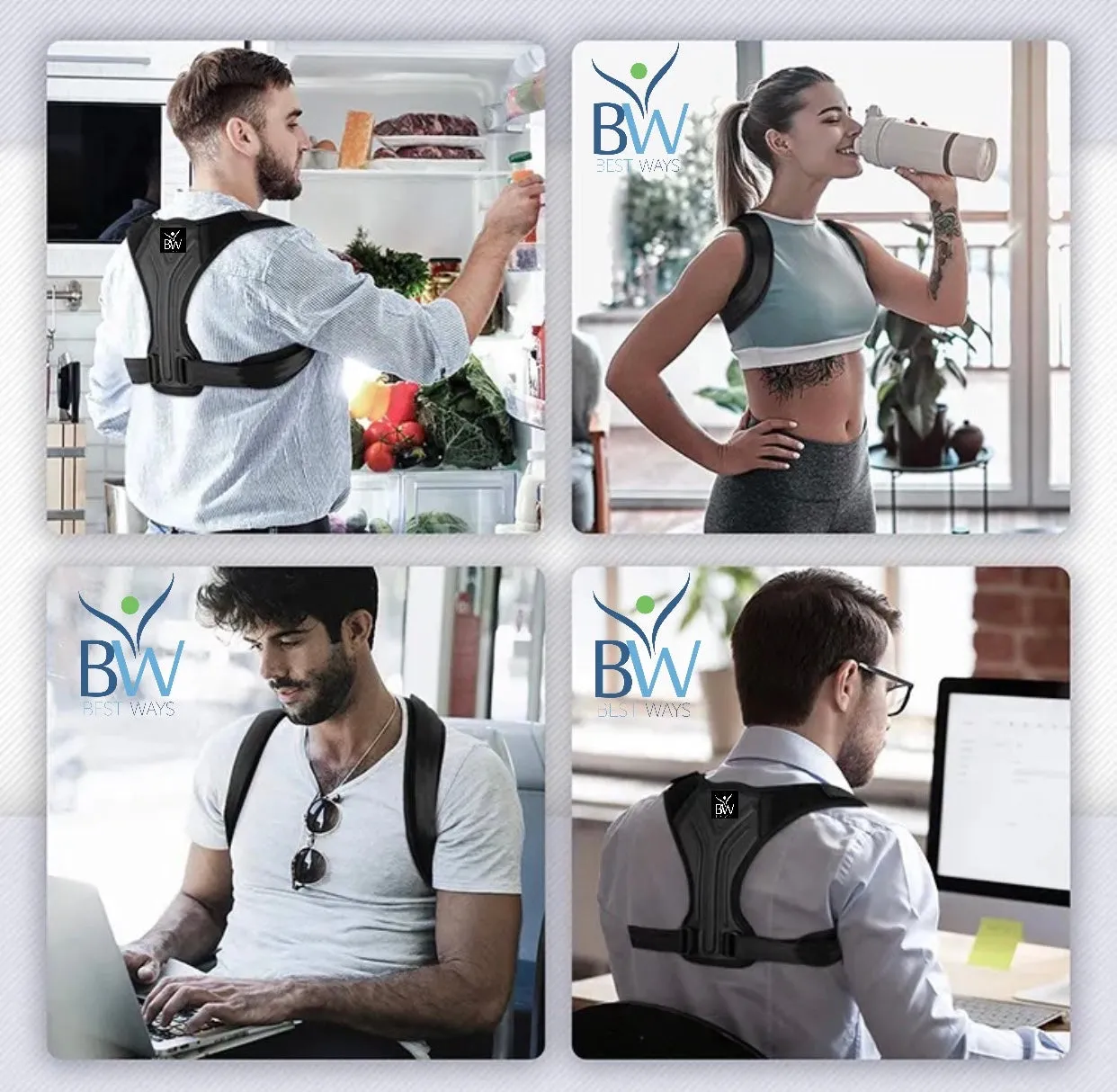 Best Ways Posture Corrector, Shoulder & back Adjuster