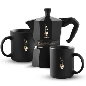 Bialetti Moka Express Black Edition Gift Set