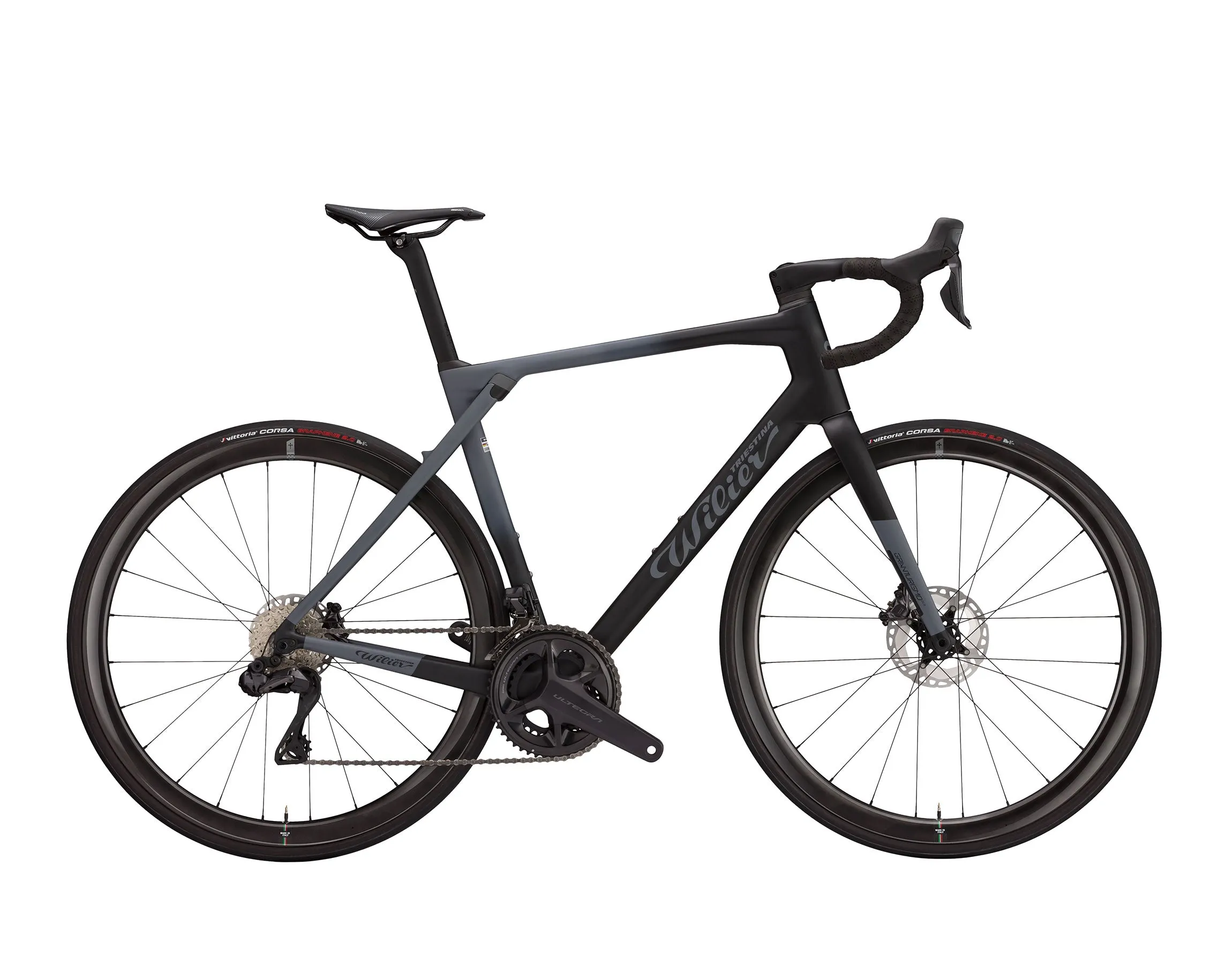 BIKE WILIER GRANTURISMO SLR ULTEGRA DI2 SLR38 LARGE BLACK GREY