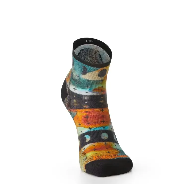 Bike Zero Cushion Celestial Print Ankle Socks (Women's) - SW002114