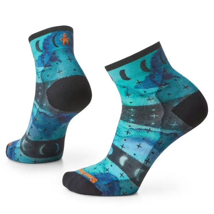 Bike Zero Cushion Celestial Print Ankle Socks (Women's) - SW002114