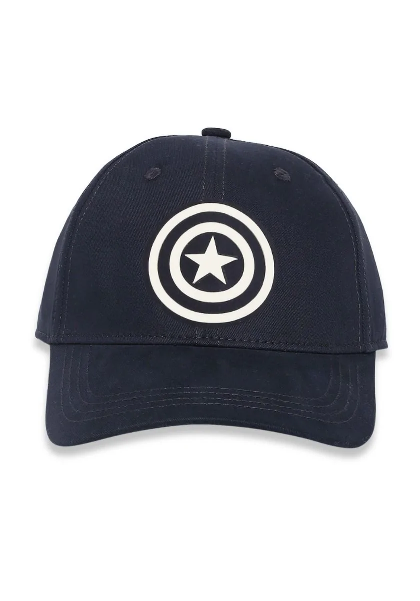 Black Captain America Men Baseball Cap