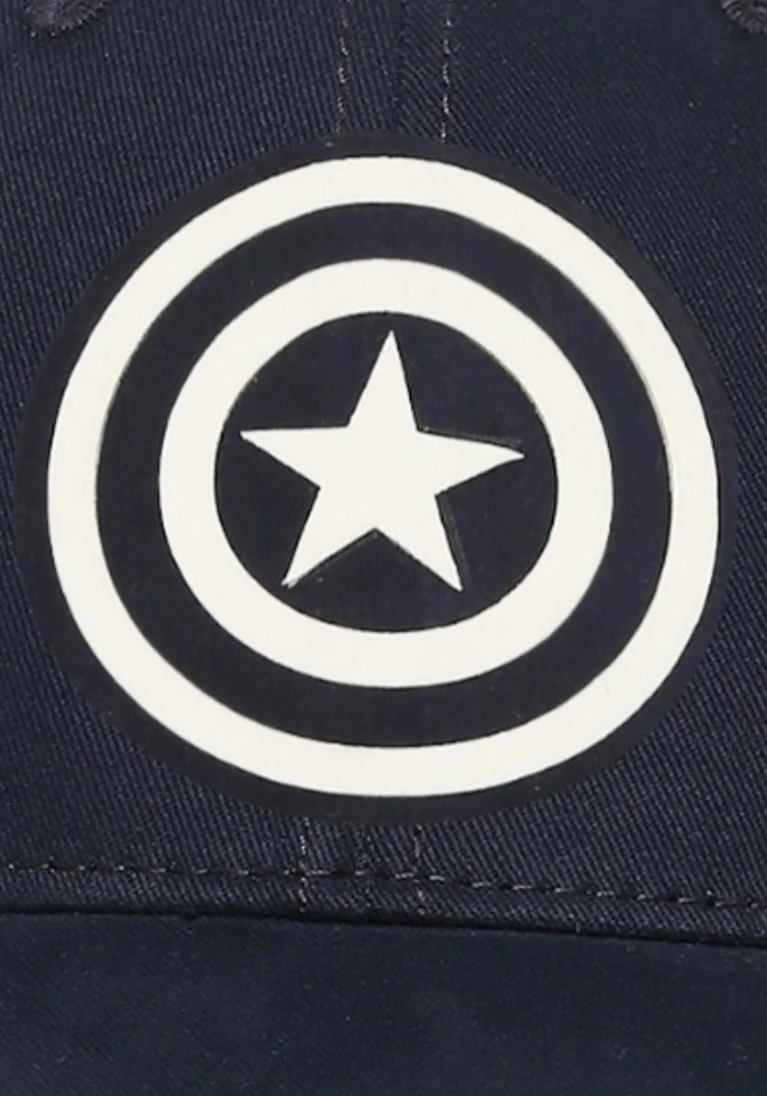 Black Captain America Men Baseball Cap