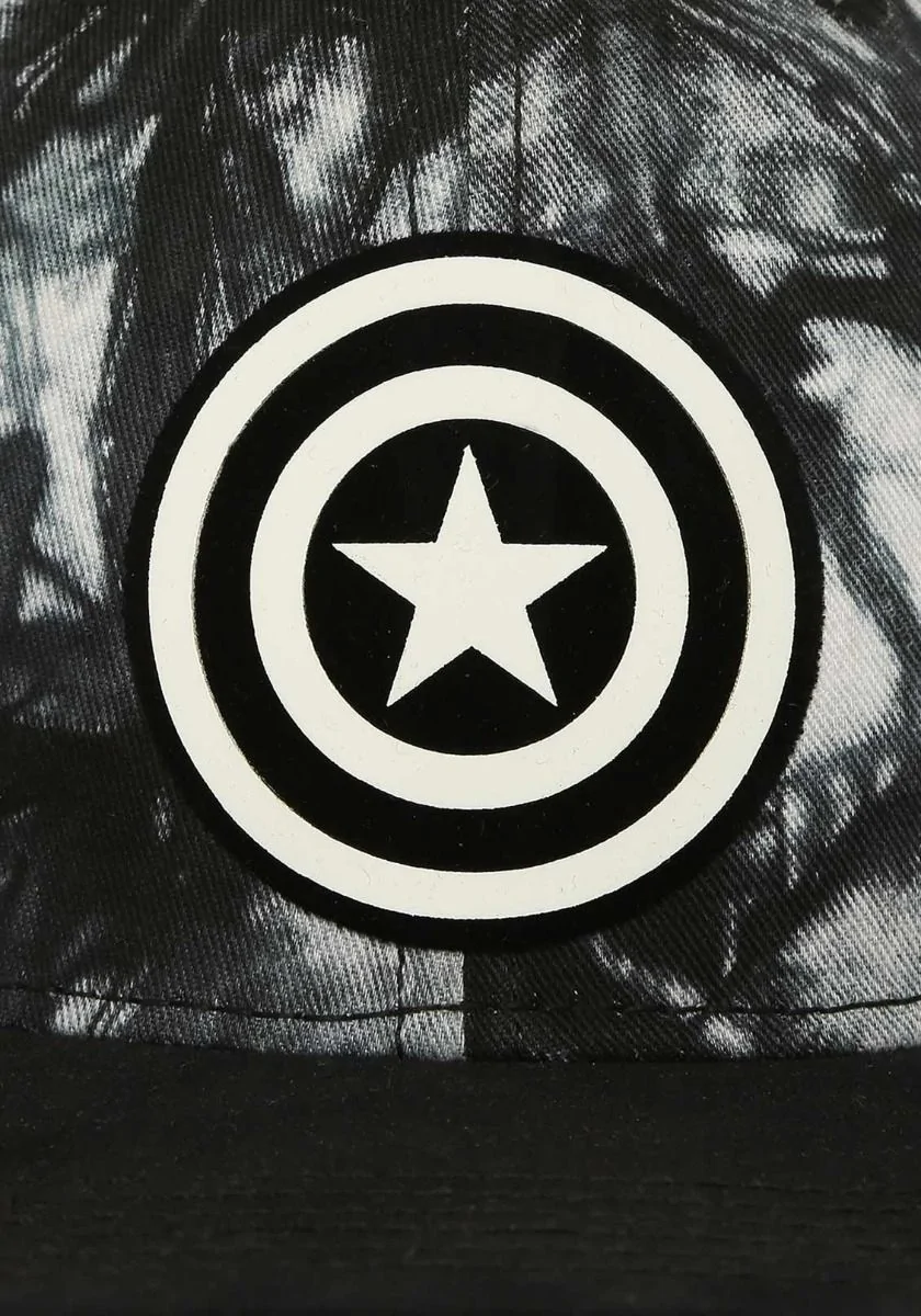 Black Captain America Men Hip Hop Cap