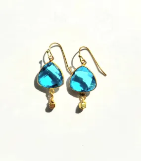 Blue Quartz Earrings