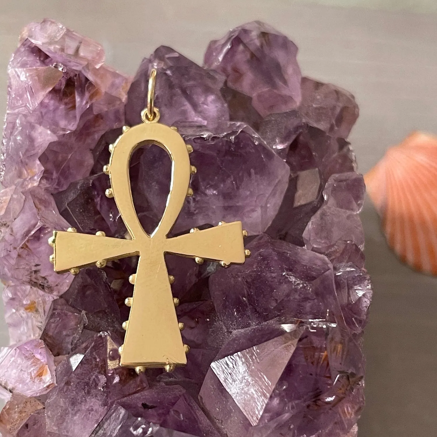 BOHEME GOLD ANKH CHARM