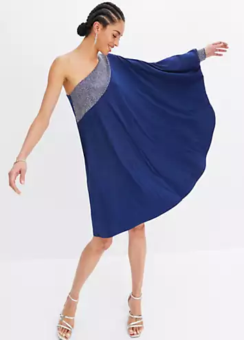 bonprix One Shoulder Flared Dress | Grattan