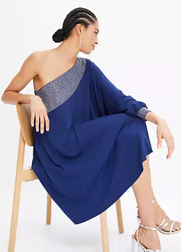 bonprix One Shoulder Flared Dress | Grattan