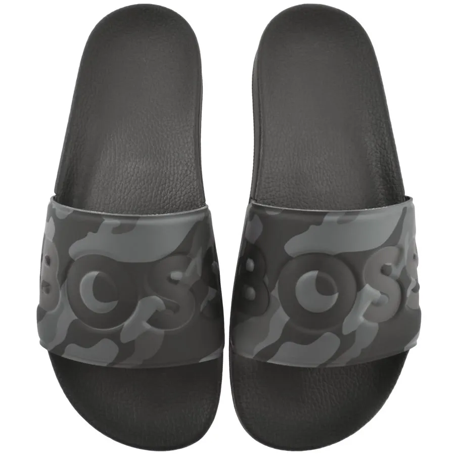 BOSS Aryeh Sliders Grey