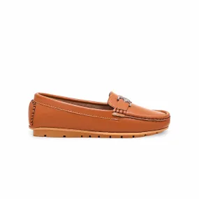 Boys Brown Formal Moccasin KD0886