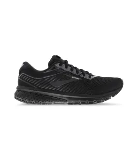 brooks ghost 12 (2e) mens black grey