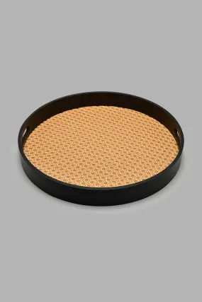 Brown Round Tray