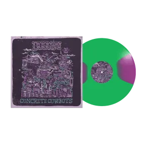 BUGGIN ‘CONCRETE COWBOWS’ LP (Limited Edition – Only 100 made, Transparent Green & Neon Violet Moon Phase Vinyl)