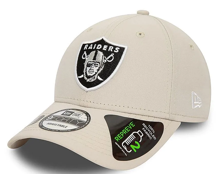 cap New Era 9FO Repreve NFL Las Vegas Raiders - Stone/Black - men´s