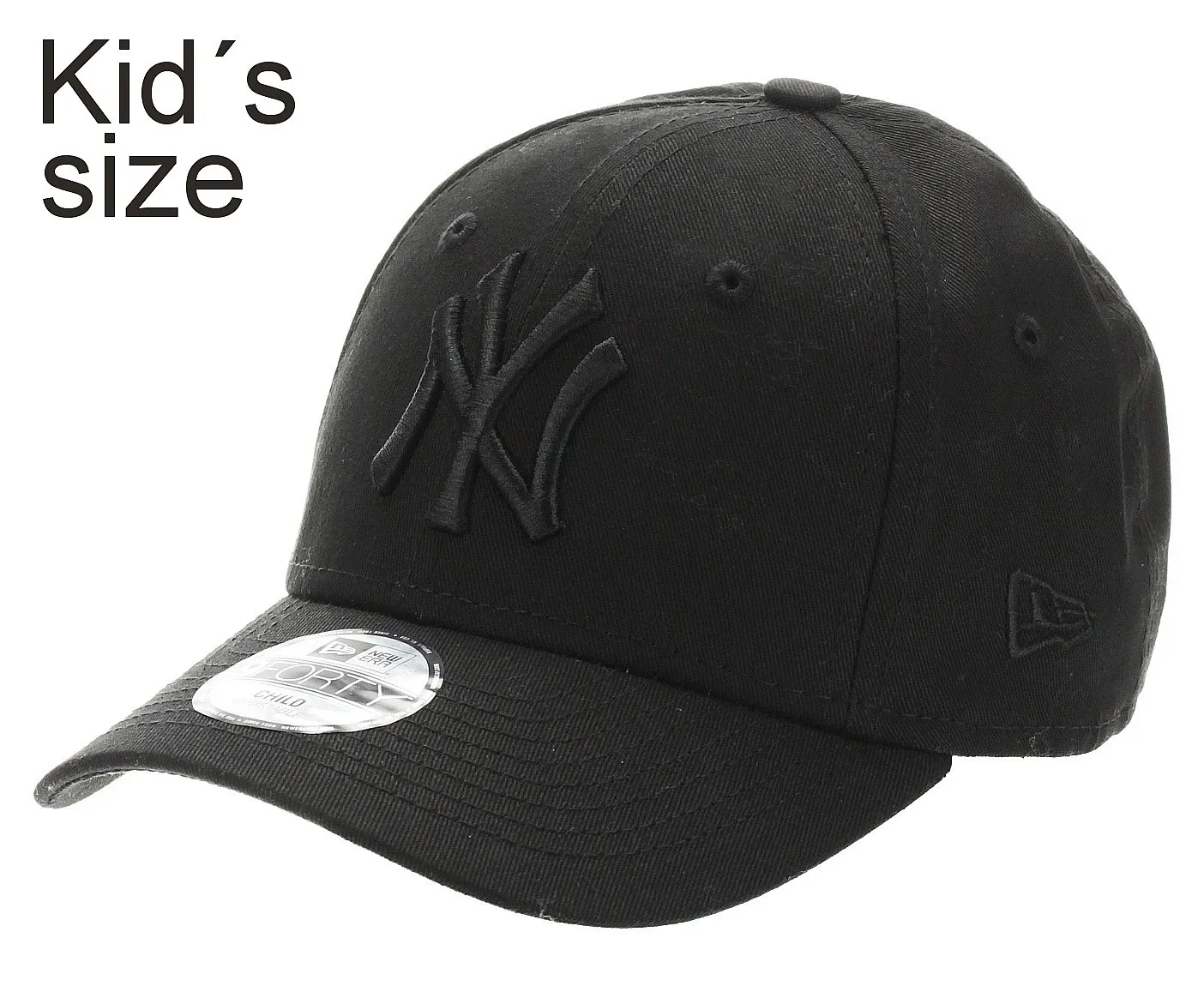 cap New Era 9FO The League Ess. MLB New York Yankees Child - Black/Black - kid´s