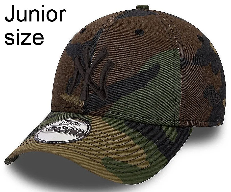 cap New Era 9FO The League Ess. MLB New York Yankees Youth - Woodland Camo - unisex junior