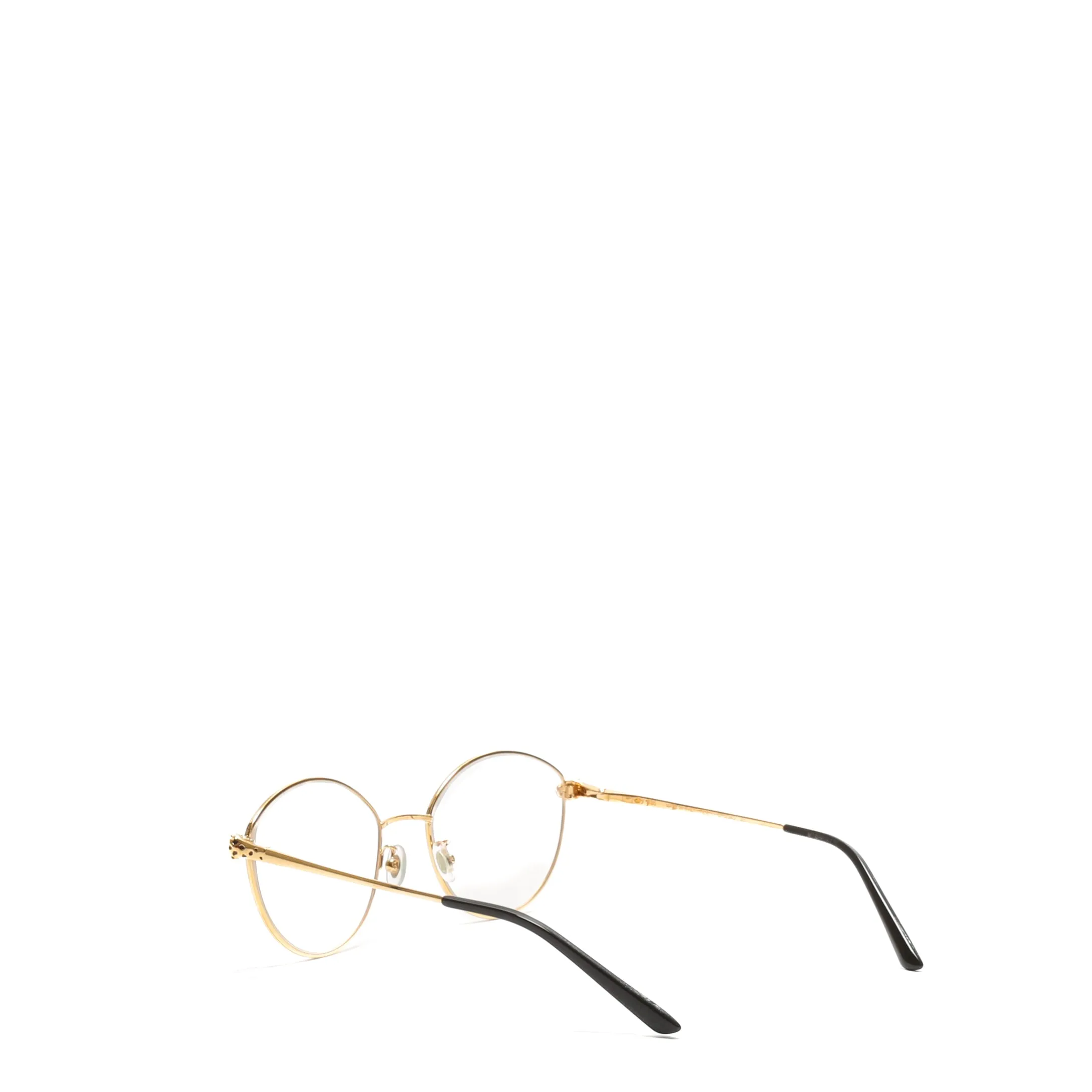 CARTIER Panthere Gold Rim Eyeglasses