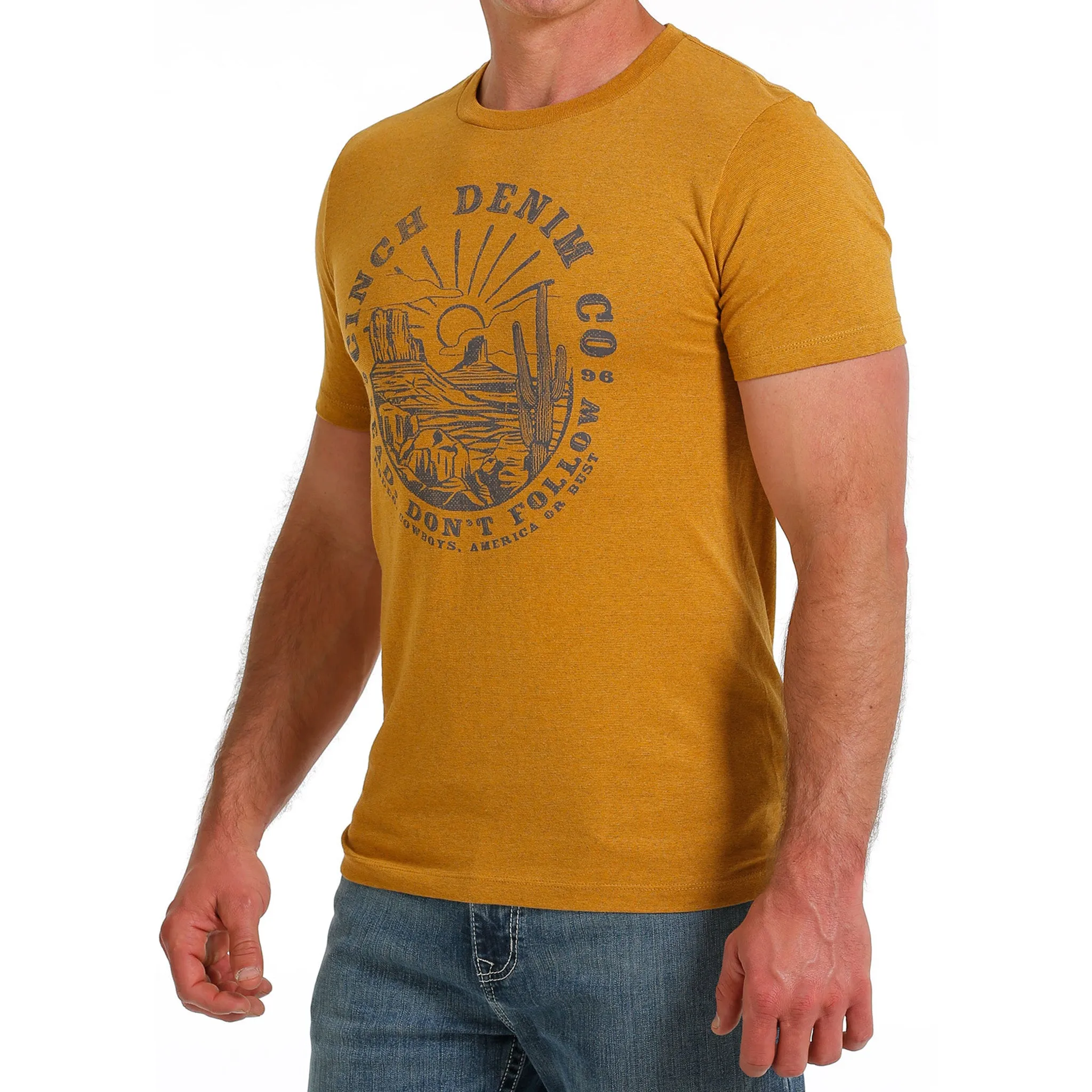 Cinch Men's Gold Tee