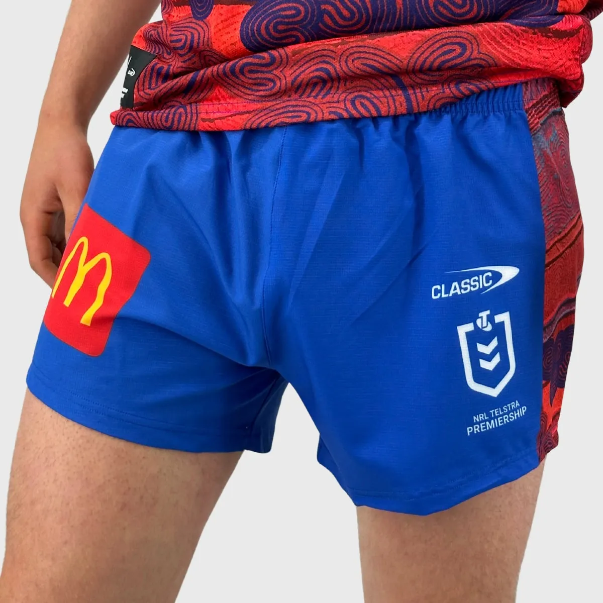 Classic Knights Men's NRL Indigenous Rugby Shorts