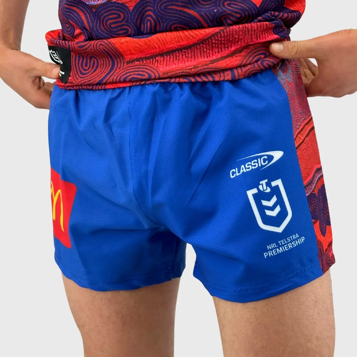 Classic Knights Men's NRL Indigenous Rugby Shorts