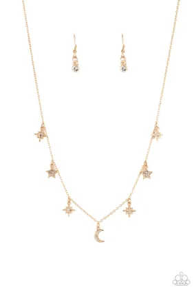 Cosmic Runway - Gold Necklace