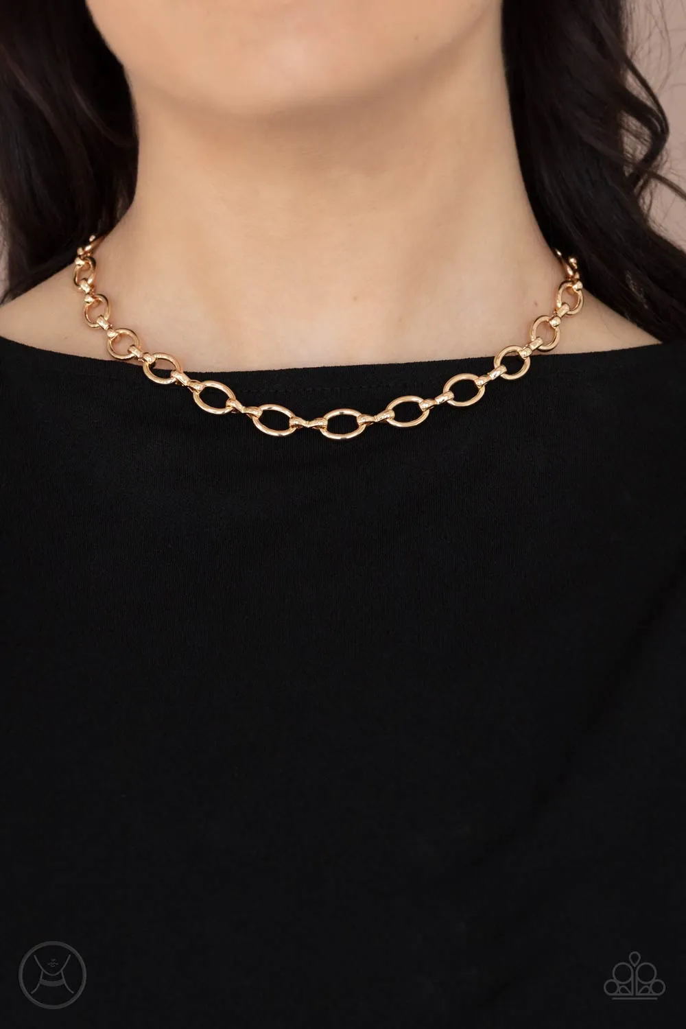 Craveable Couture - Gold Choker Necklace